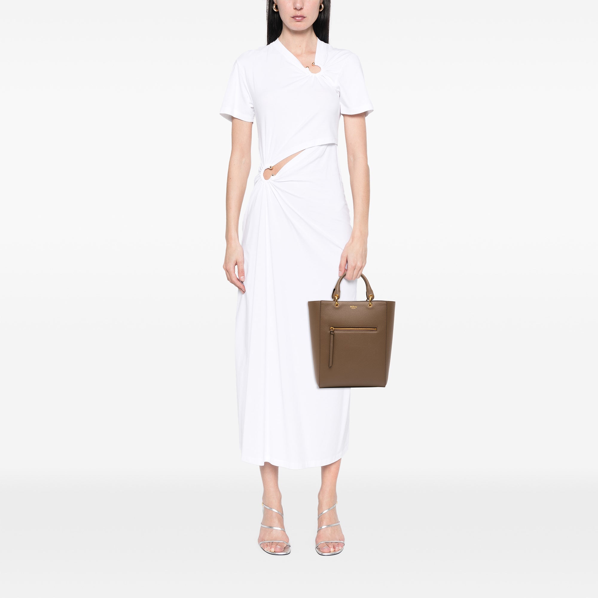 Classic Grain Calfskin Maple Tote