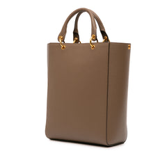 Classic Grain Calfskin Maple Tote