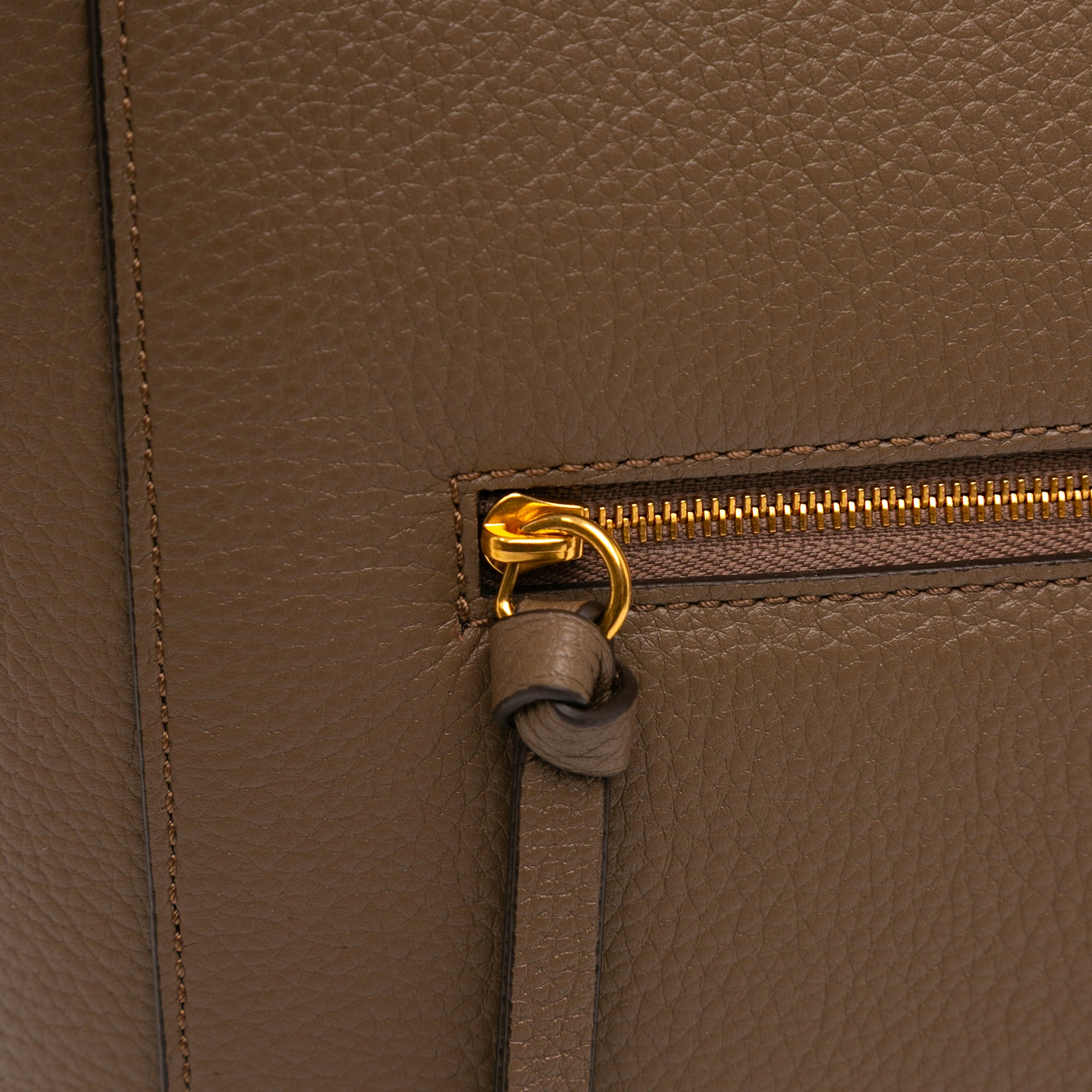 Classic Grain Calfskin Maple Tote