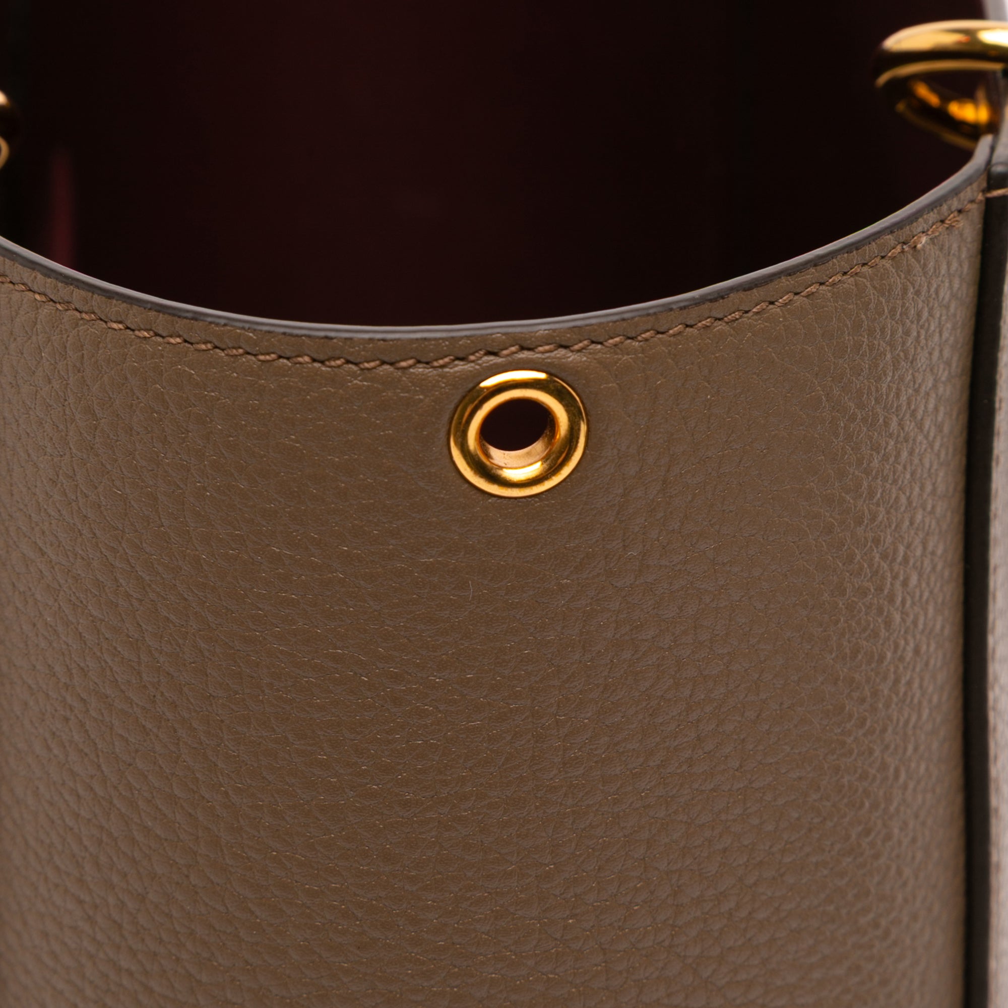 Classic Grain Calfskin Maple Tote