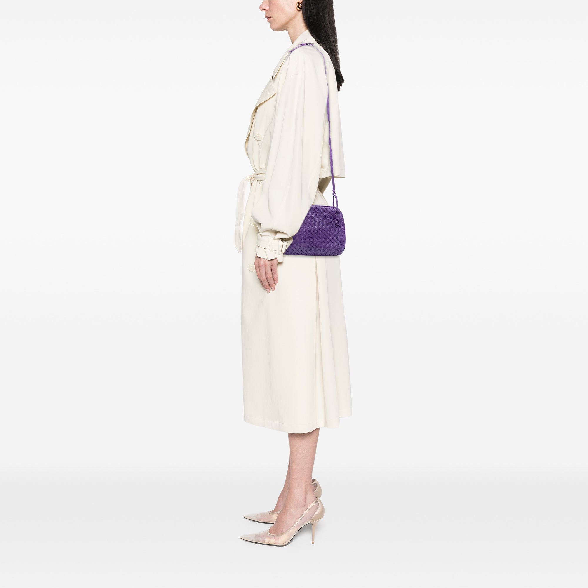 Nappa Intrecciato Nodini Crossbody