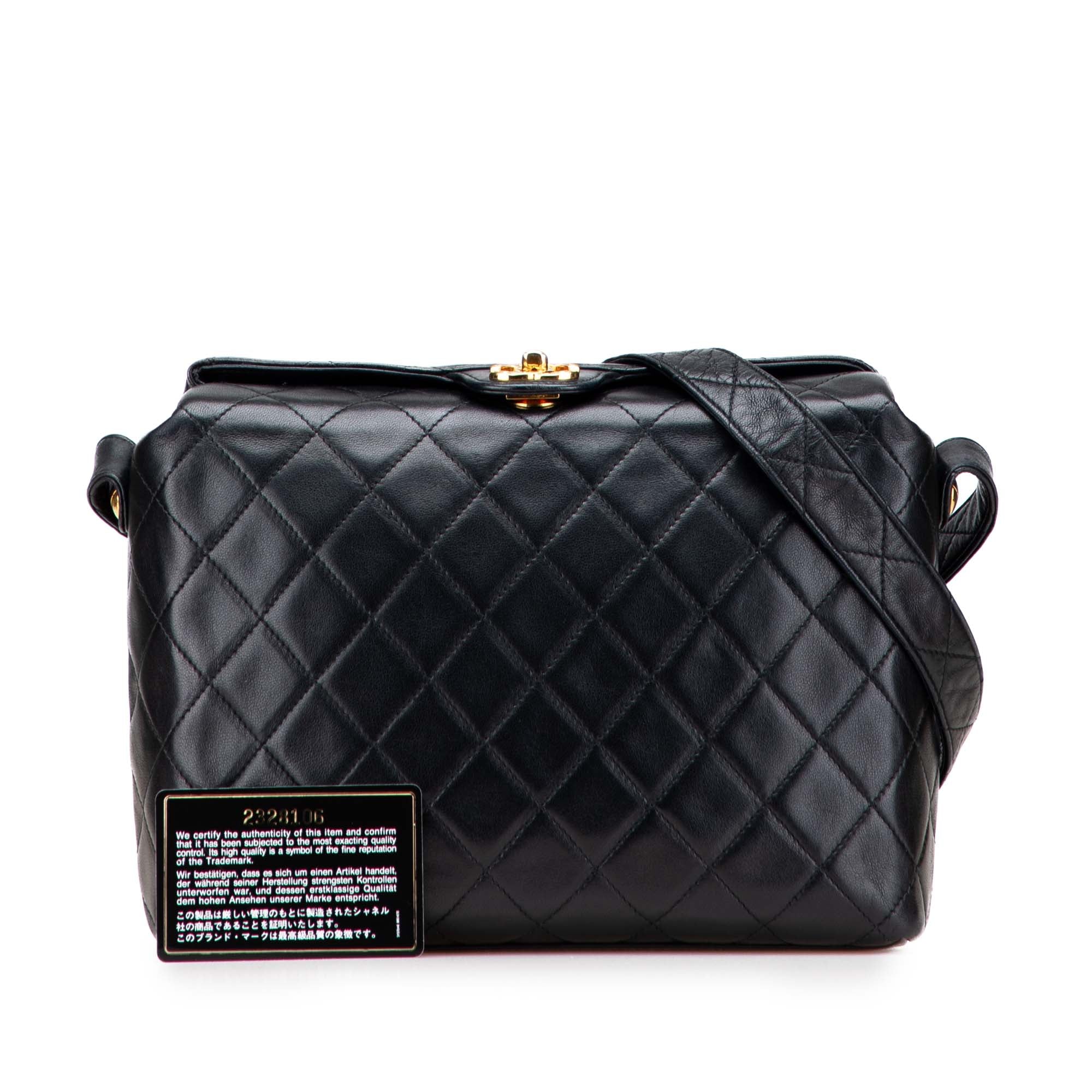 CC Quilted Lambskin Crossbody