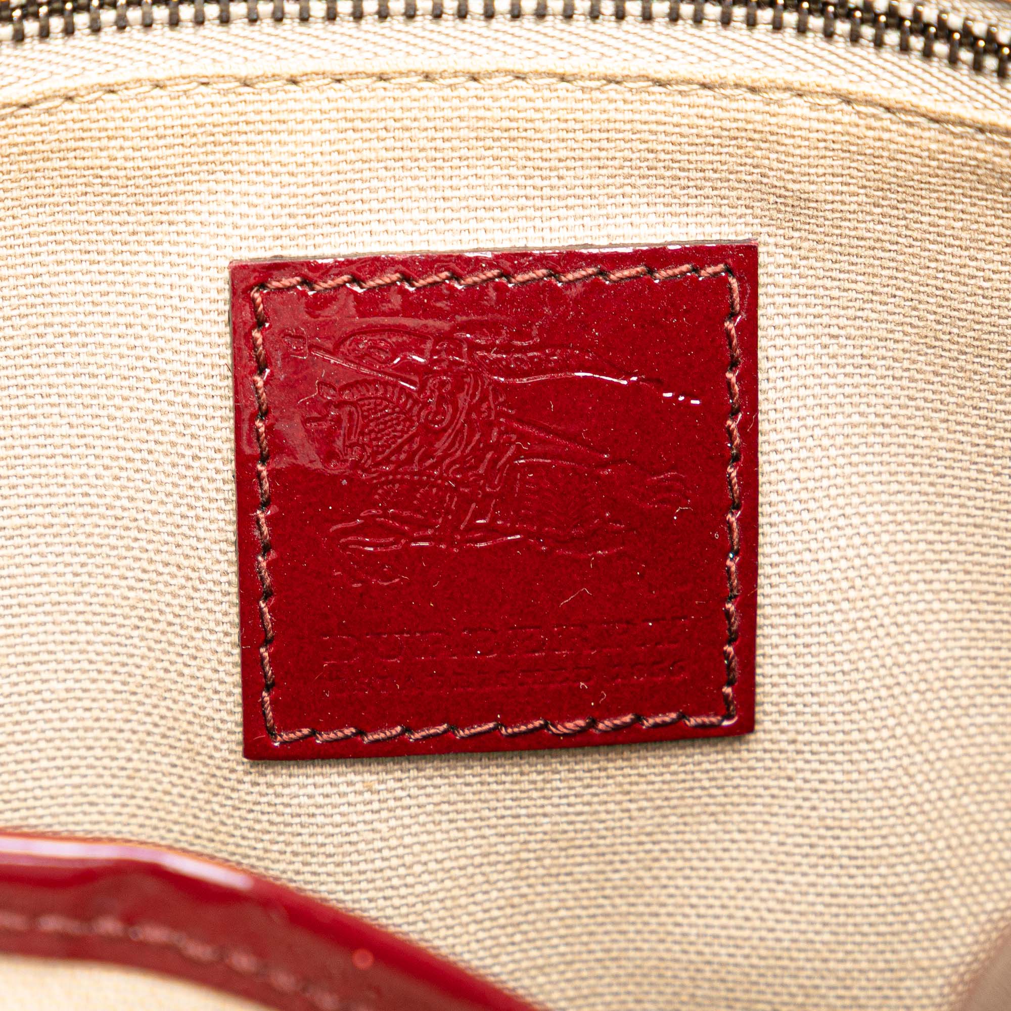 Nova Check Coated Canvas Hearts Pilgrim Satchel