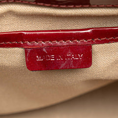 Nova Check Coated Canvas Hearts Pilgrim Satchel