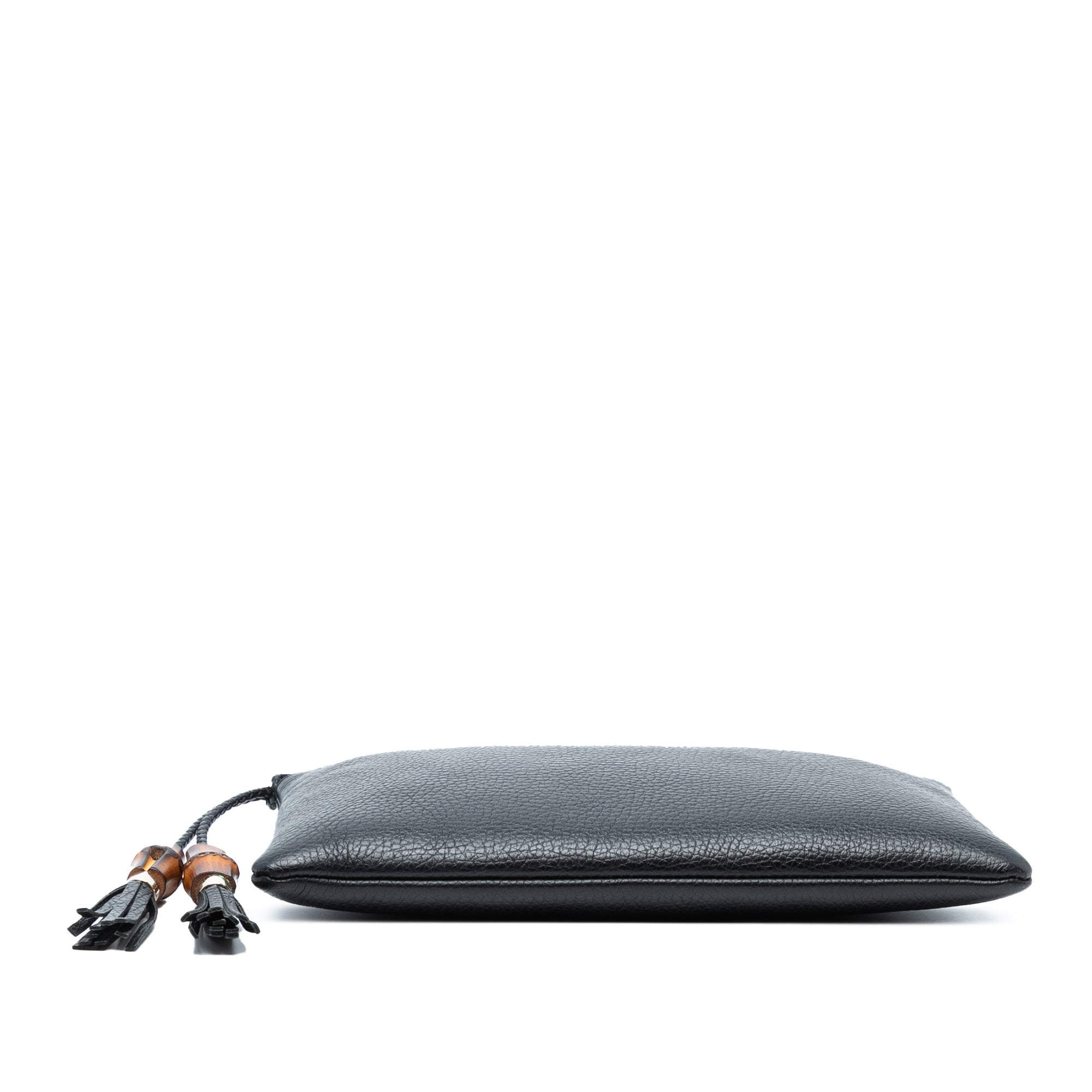 Calfskin Bamboo Clutch