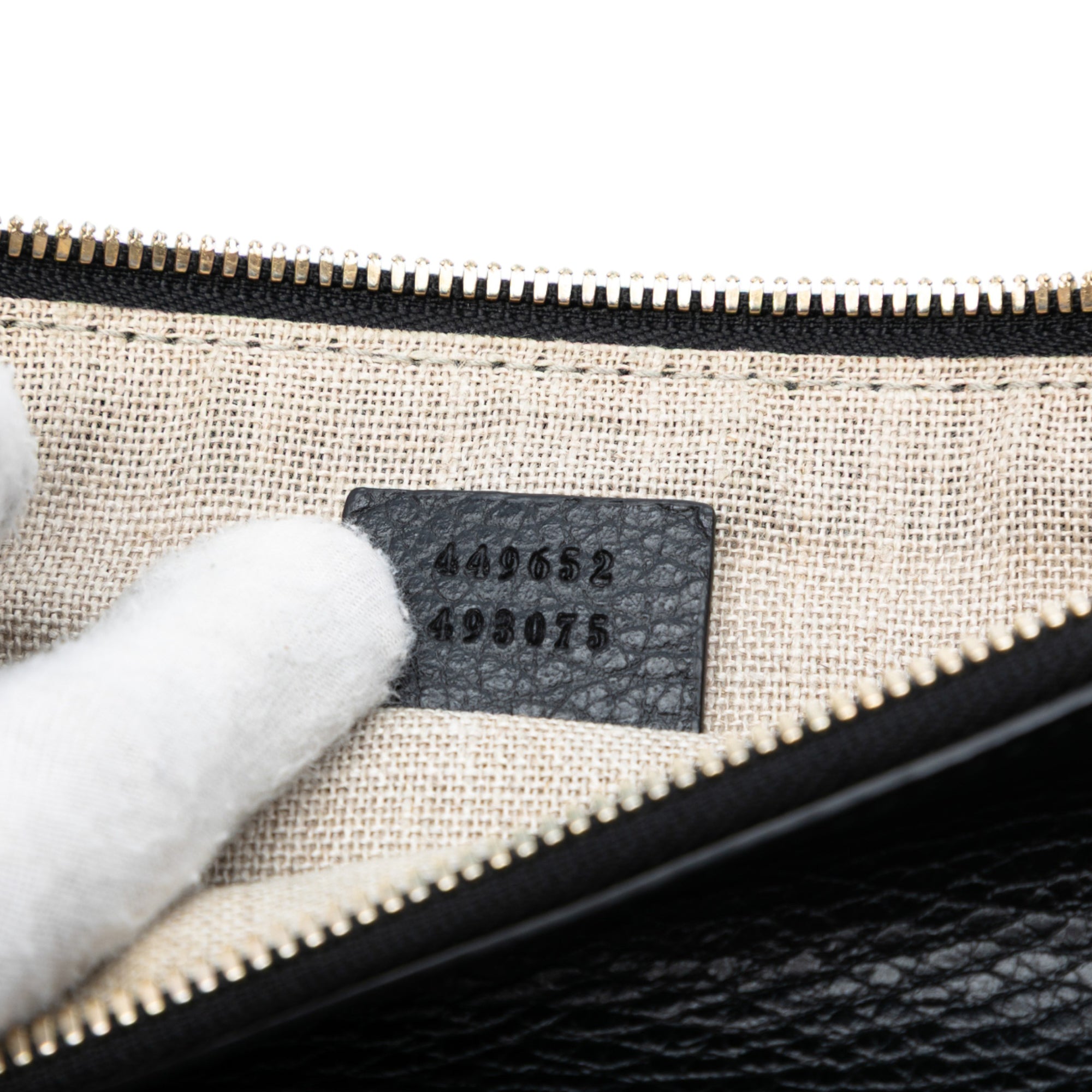 Calfskin Bamboo Clutch