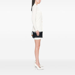 Calfskin Bamboo Clutch