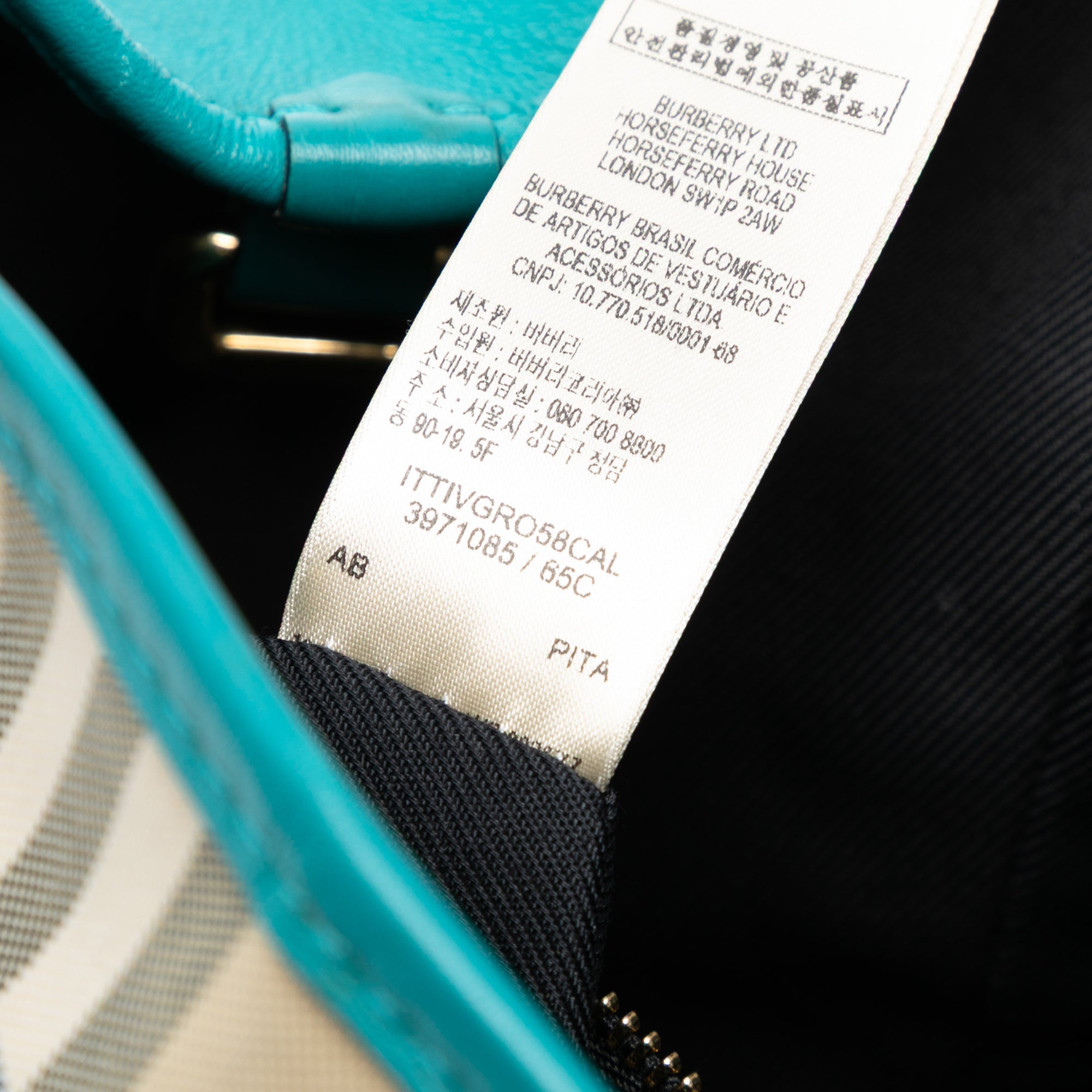 Small Haymarket Check Canvas and Leather Canterbury Tote