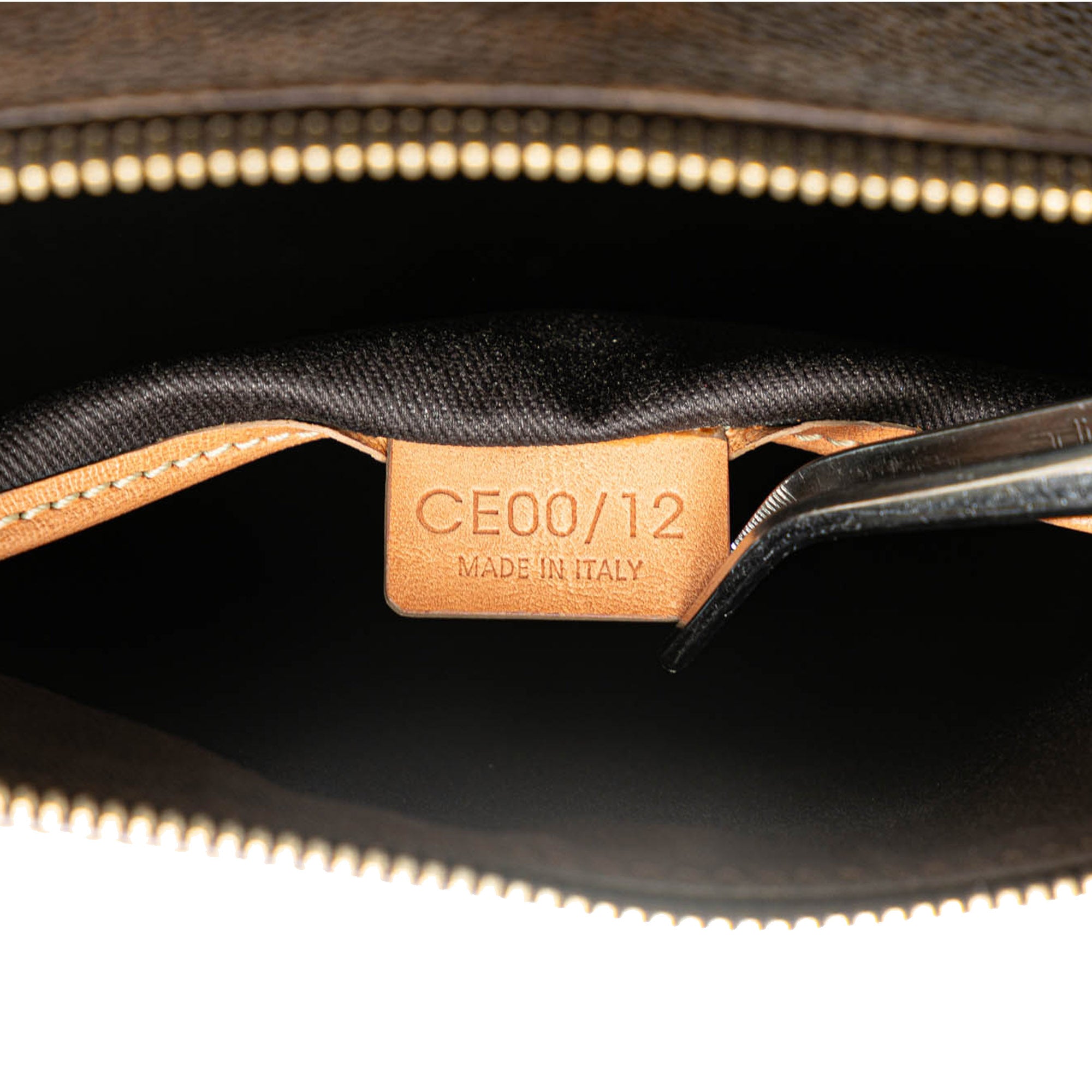 Macadam Coated Canvas Shoulder Bag