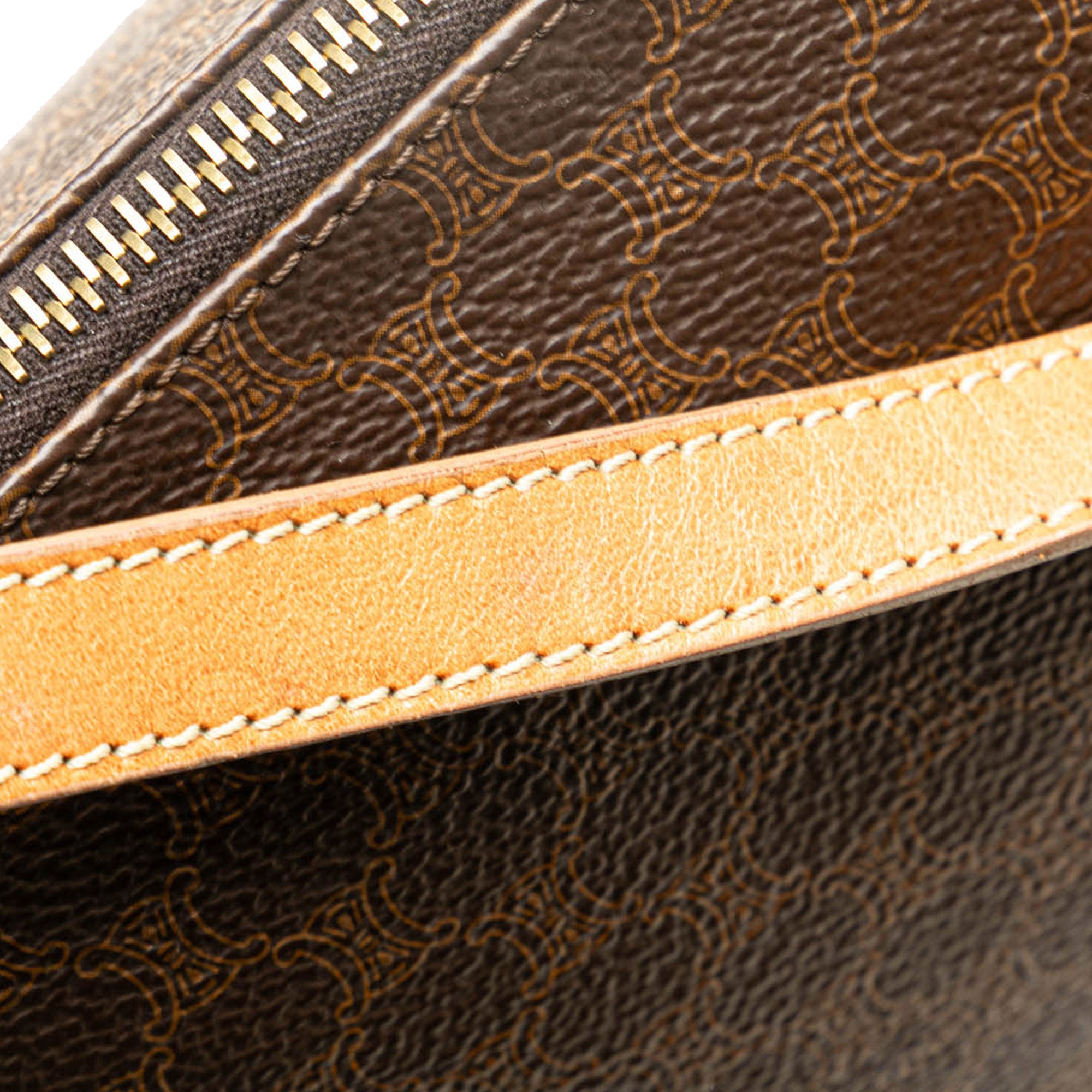 Macadam Coated Canvas Shoulder Bag
