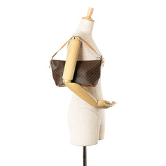Macadam Coated Canvas Shoulder Bag