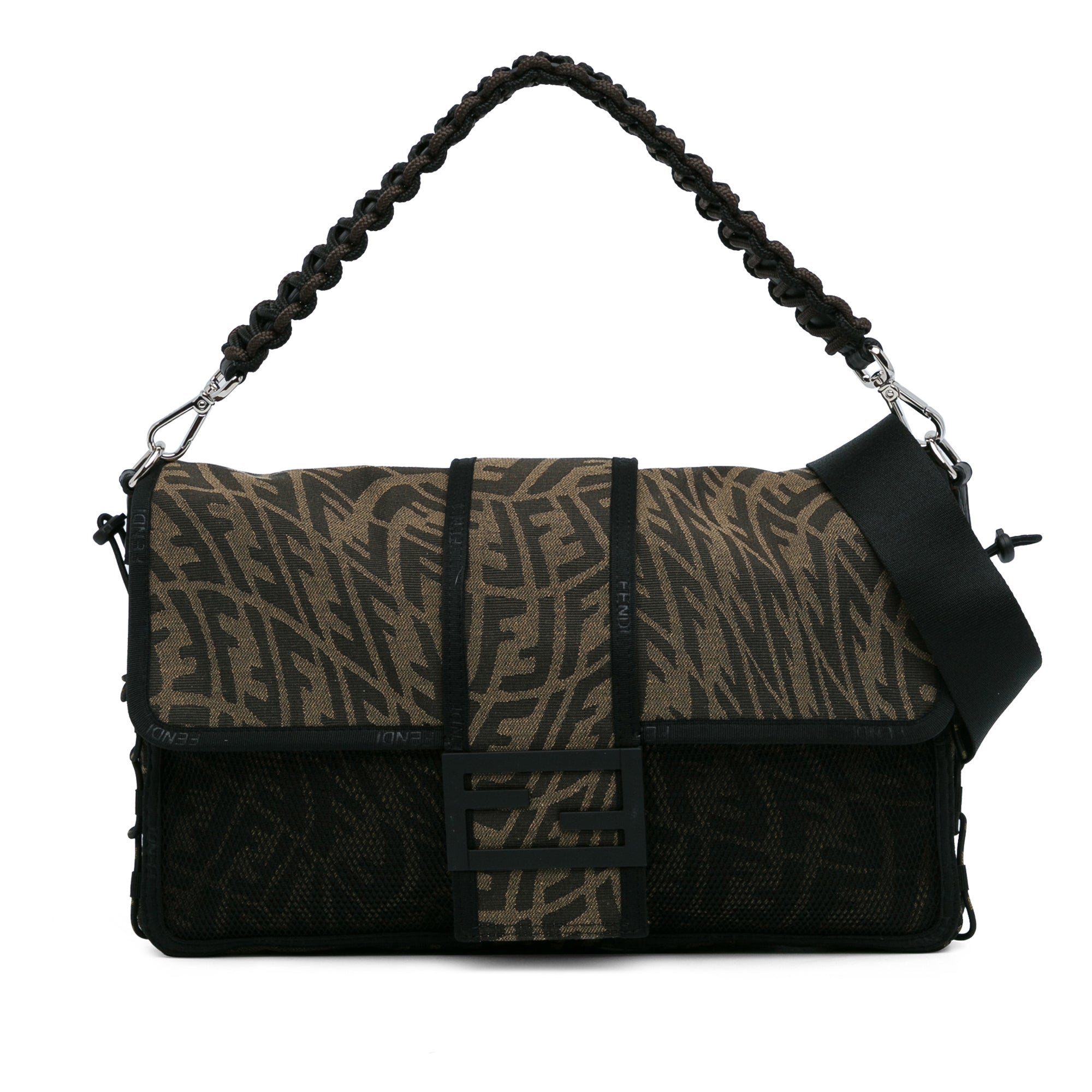 Large Zucca Vertigo Mesh Baguette Satchel_0