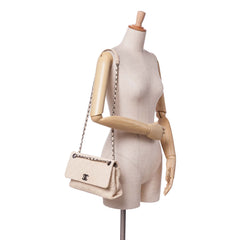 CC Quilted Aged Calfskin Flap