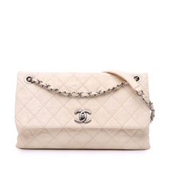 CC Quilted Aged Calfskin Flap