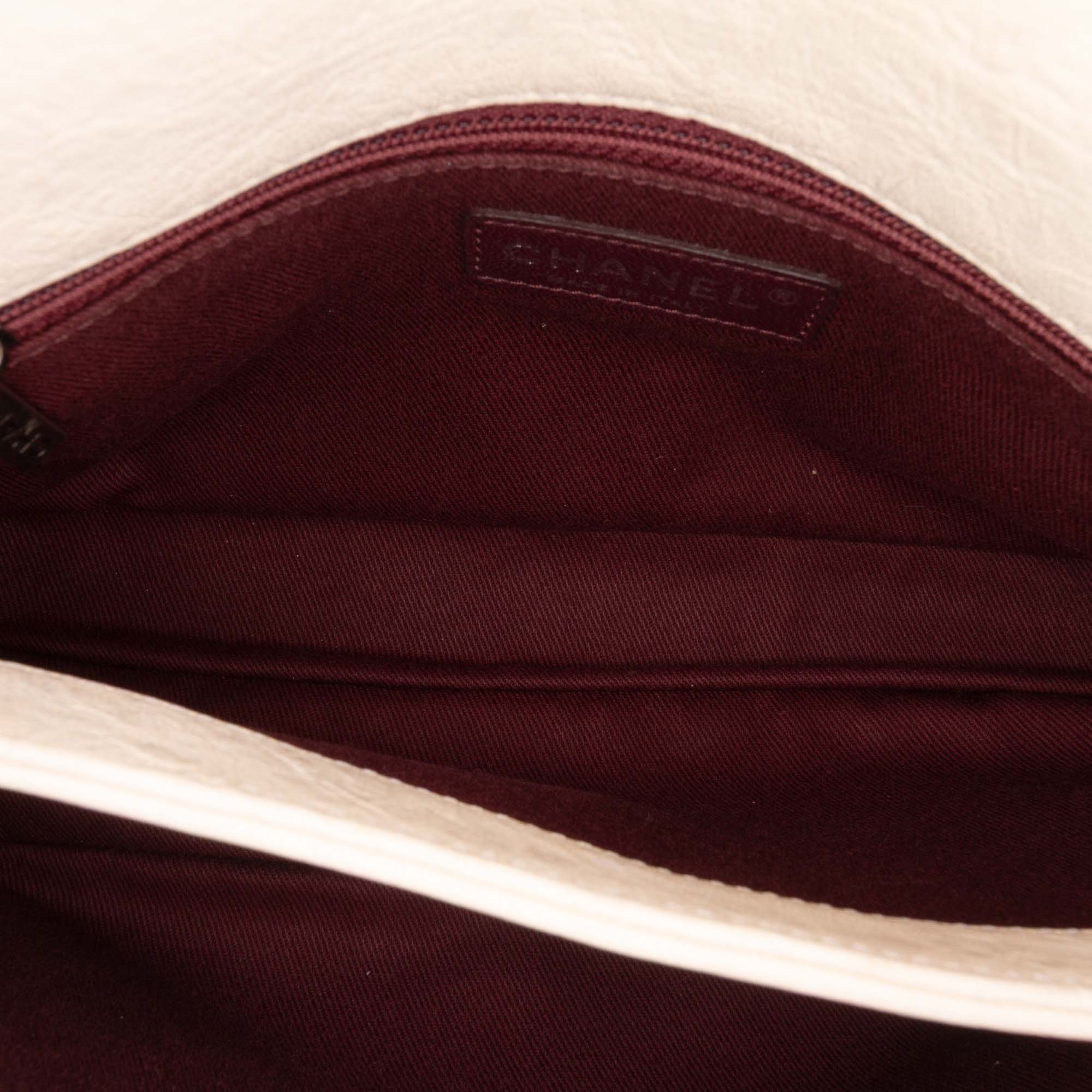 CC Quilted Aged Calfskin Flap