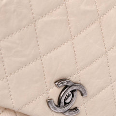 CC Quilted Aged Calfskin Flap