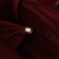 Large Calfskin Coco Eyelets Shopping Tote