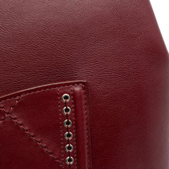 Large Calfskin Coco Eyelets Shopping Tote