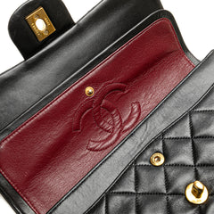 Small Classic Lambskin Double Flap