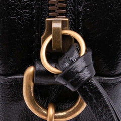 Mini GG Marmont Matelasse Leather Torchon Round Crossbody