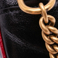 Mini GG Marmont Matelasse Leather Torchon Round Crossbody