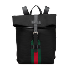 Canvas Techno Web Fold Over Backpack