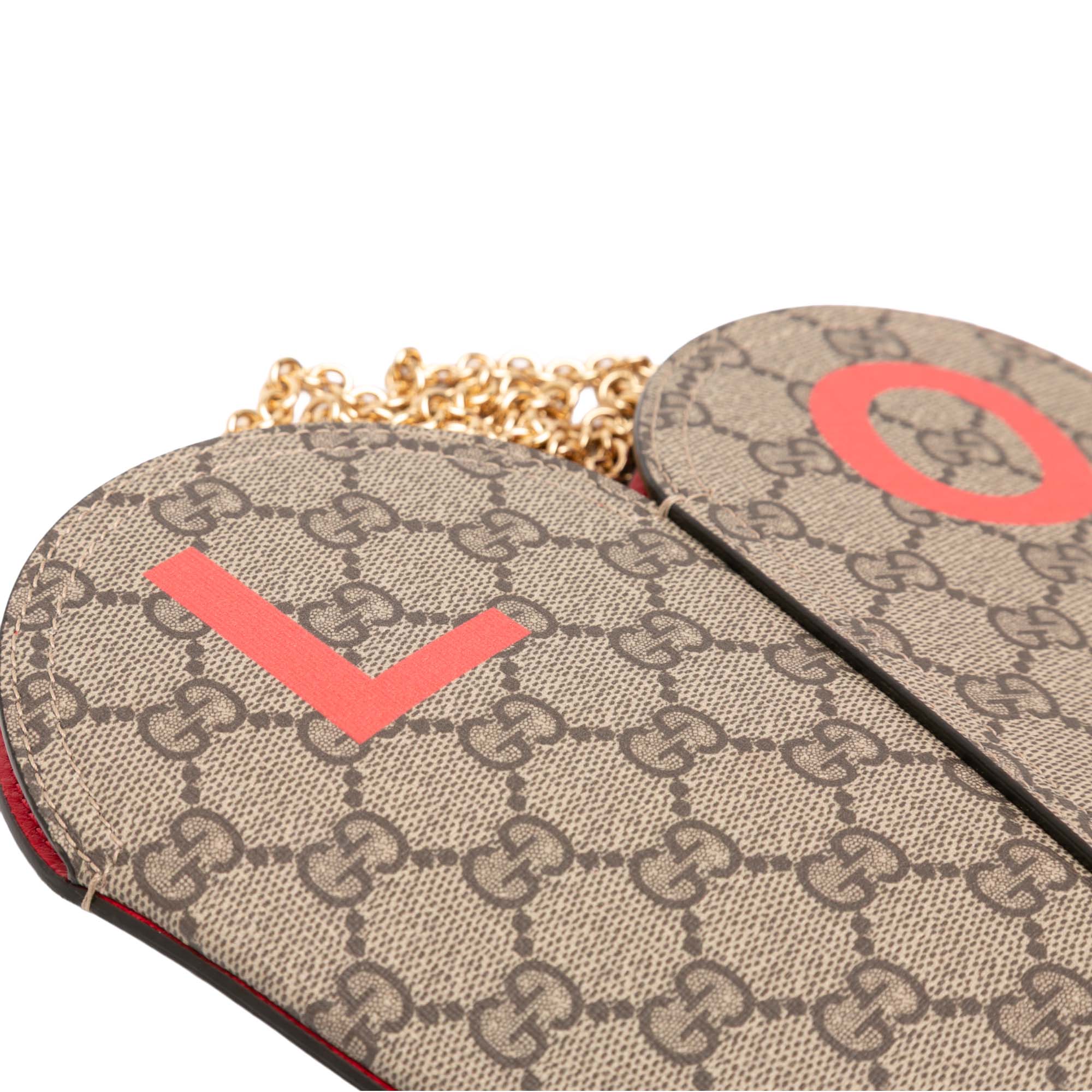 Valentines Day GG Supreme Love Heart Bag