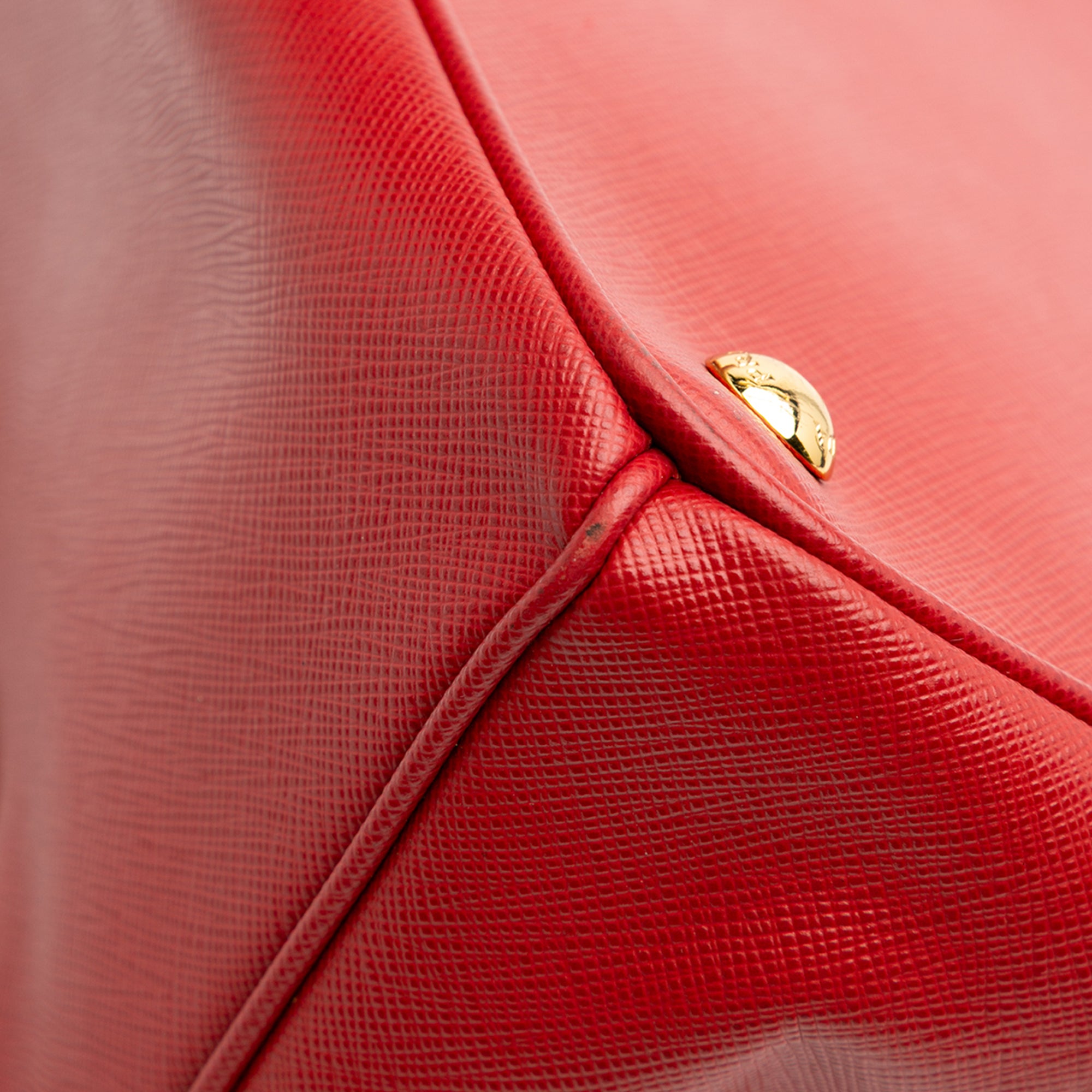 Small Saffiano Lux Galleria Double Zip Satchel