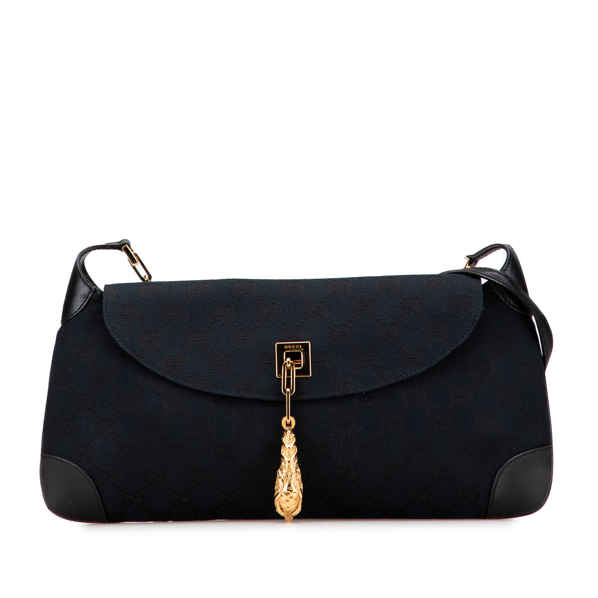 GG Canvas Tiger Charm Crossbody