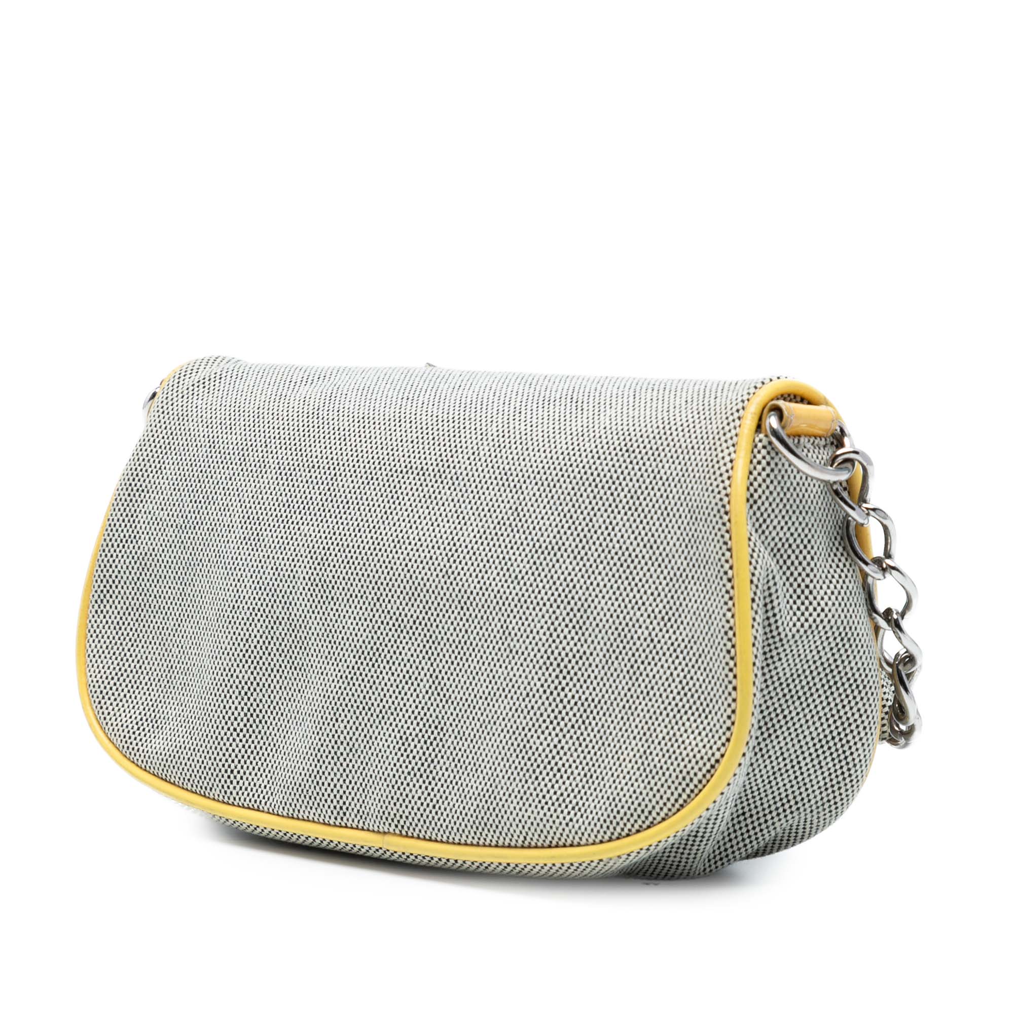 Canvas CC Camellia No. 5 Shoulder Bag