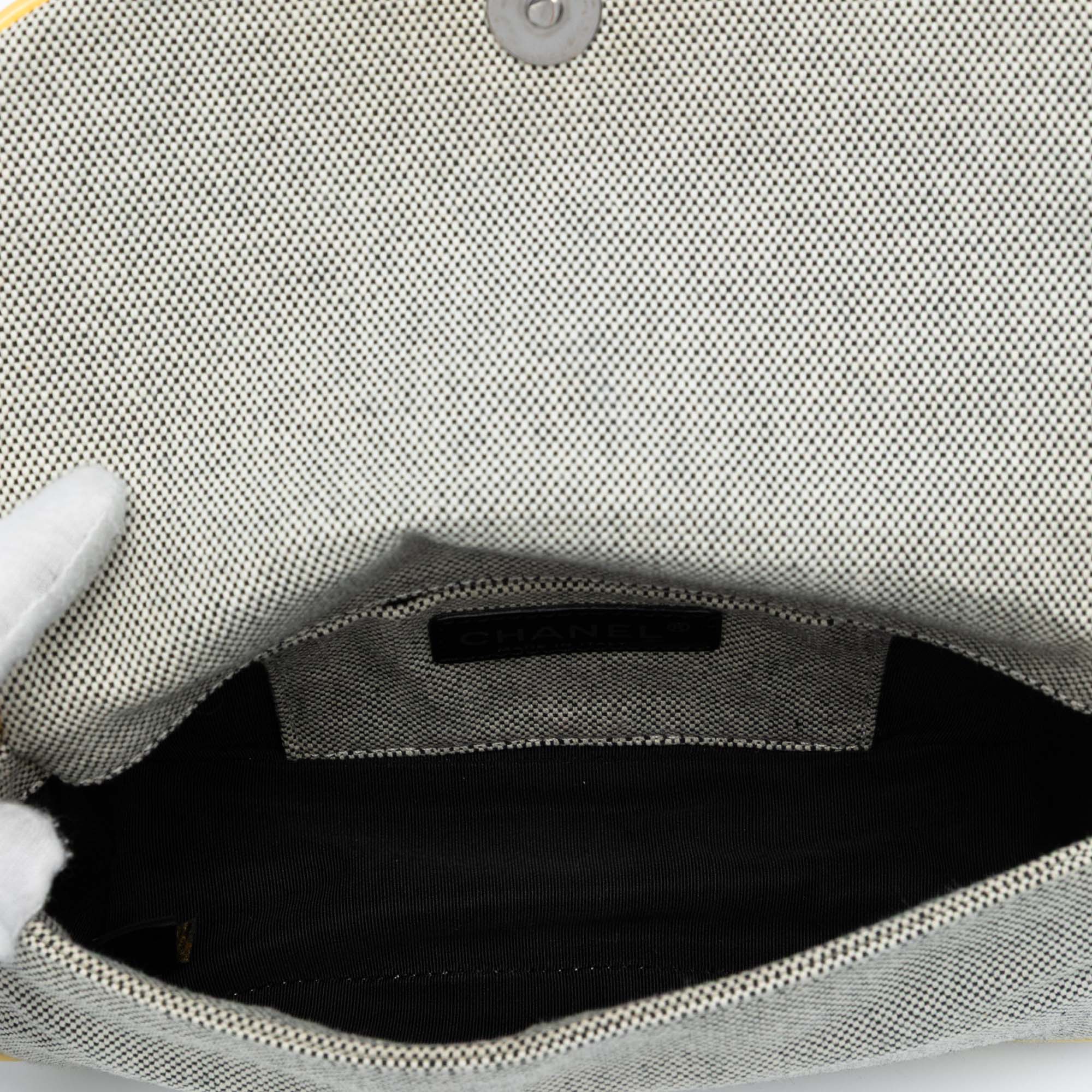 Canvas CC Camellia No. 5 Shoulder Bag