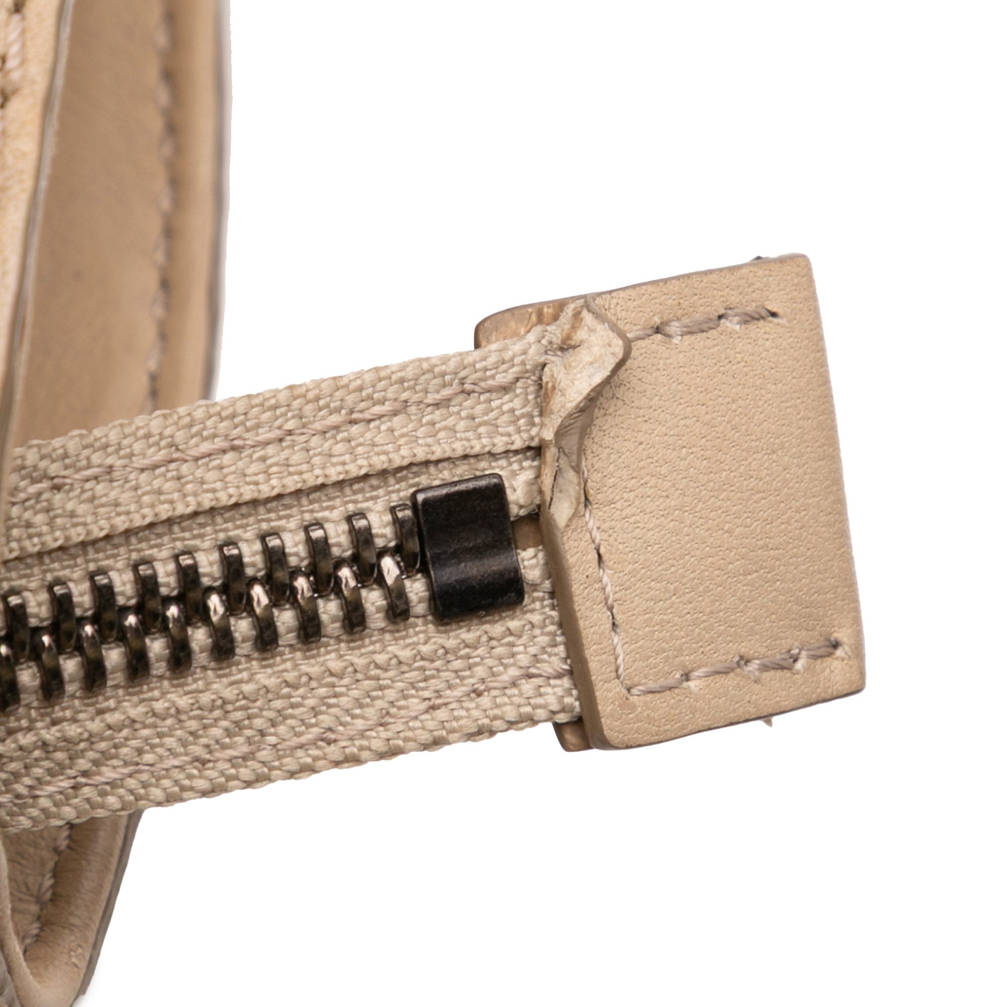 Smoke Check Coated Canvas and Leather Satchel