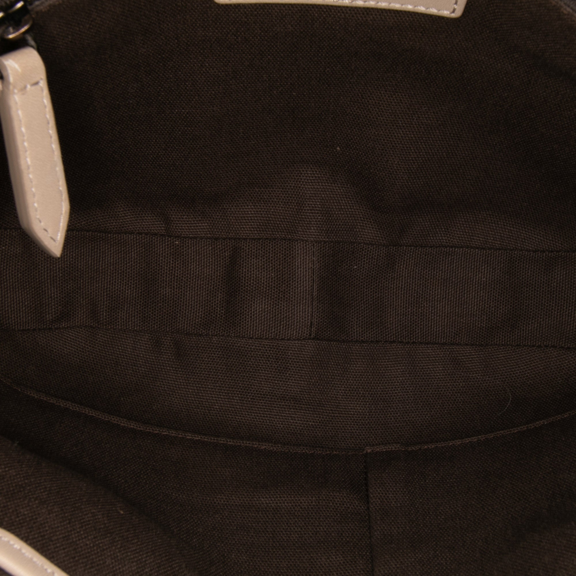 Smoke Check Coated Canvas and Leather Satchel