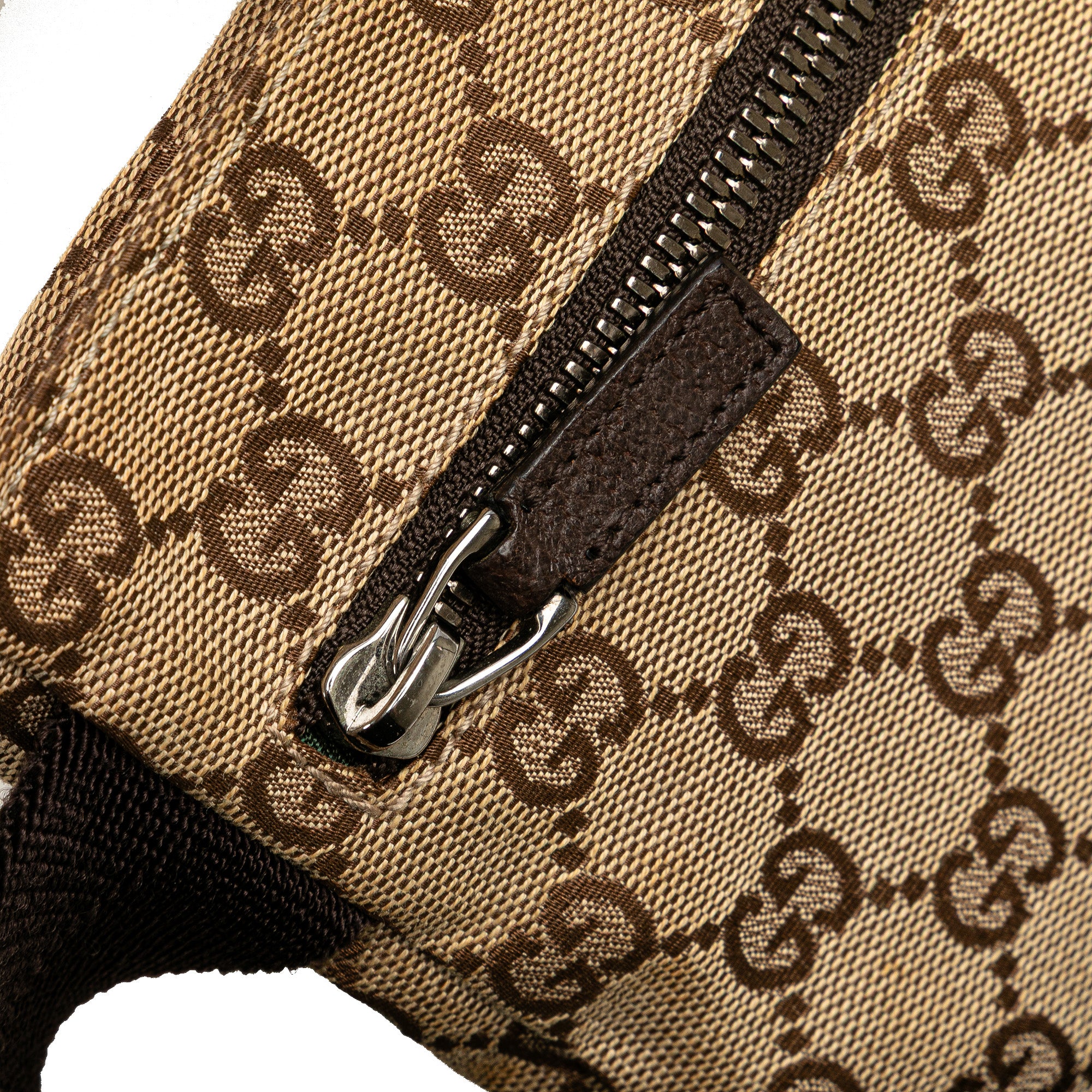 GG Canvas Double Pocket Belt Bag