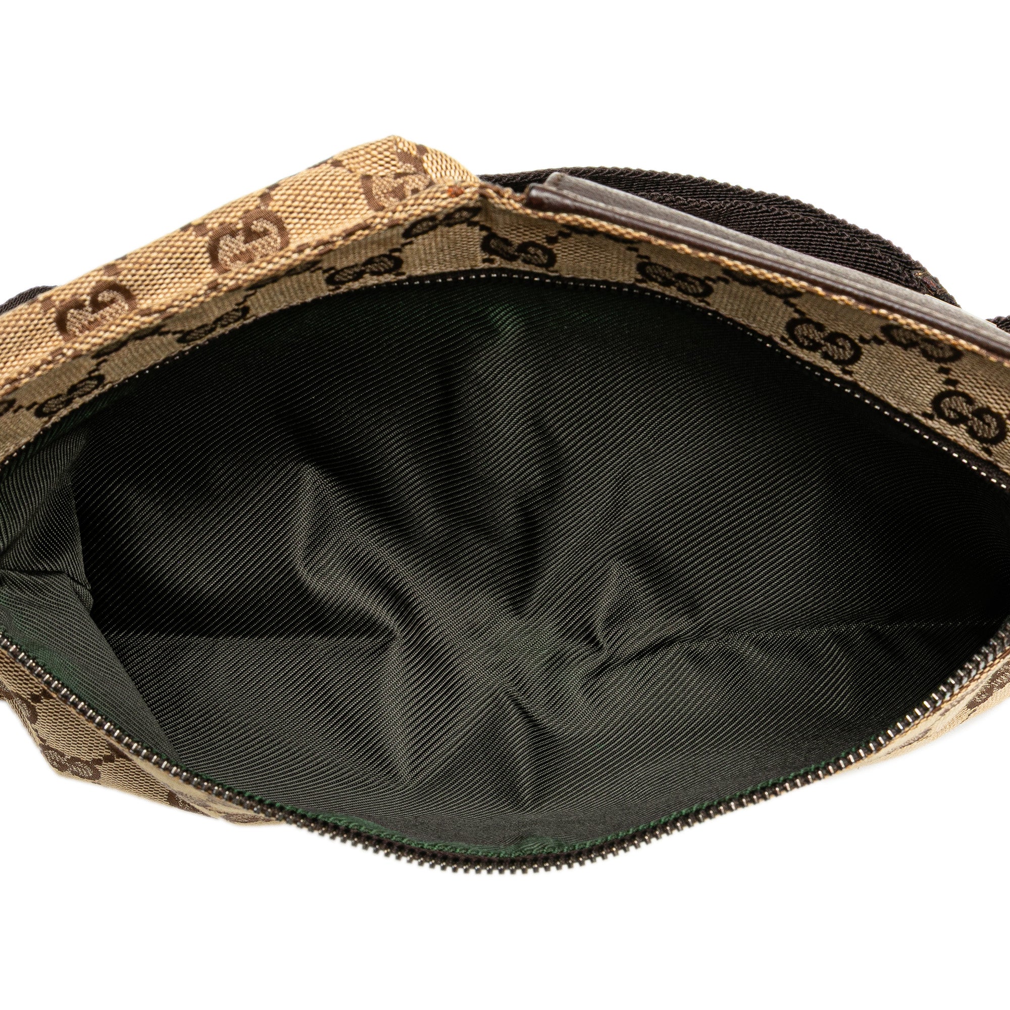 GG Canvas Double Pocket Belt Bag