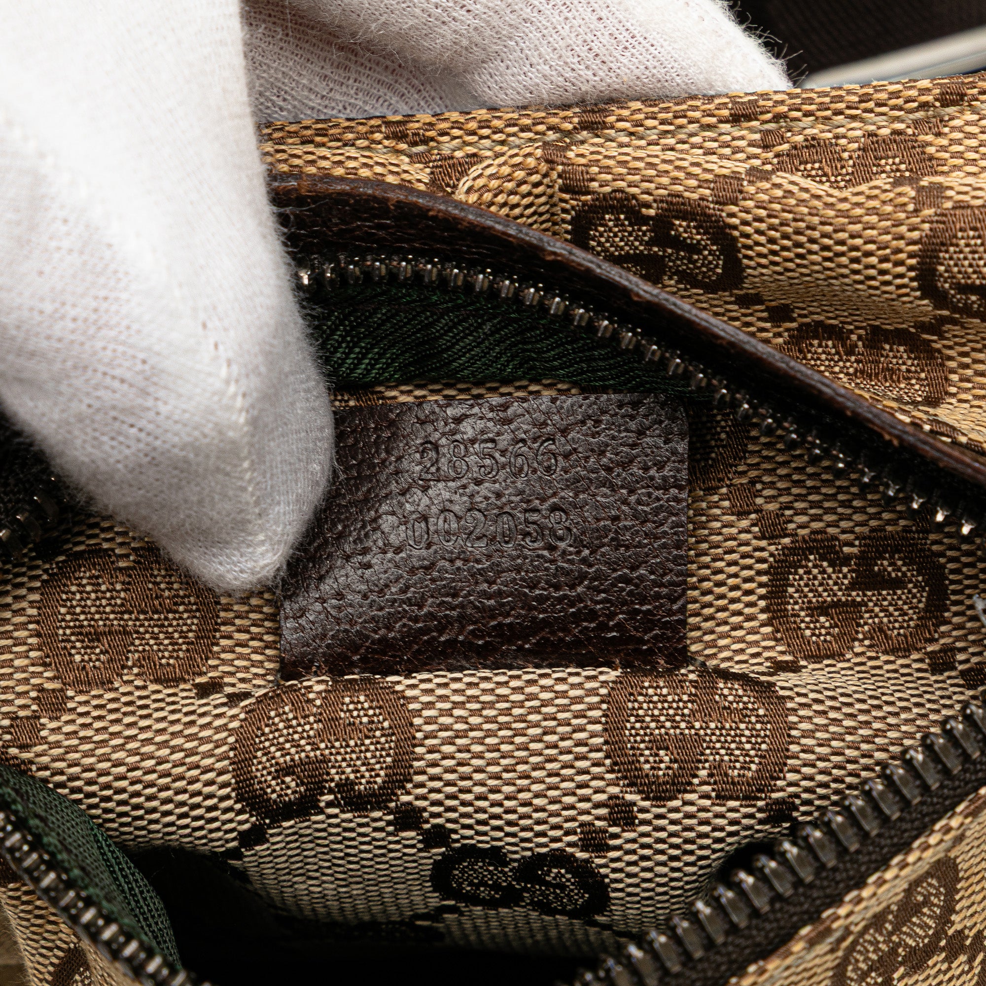 GG Canvas Double Pocket Belt Bag