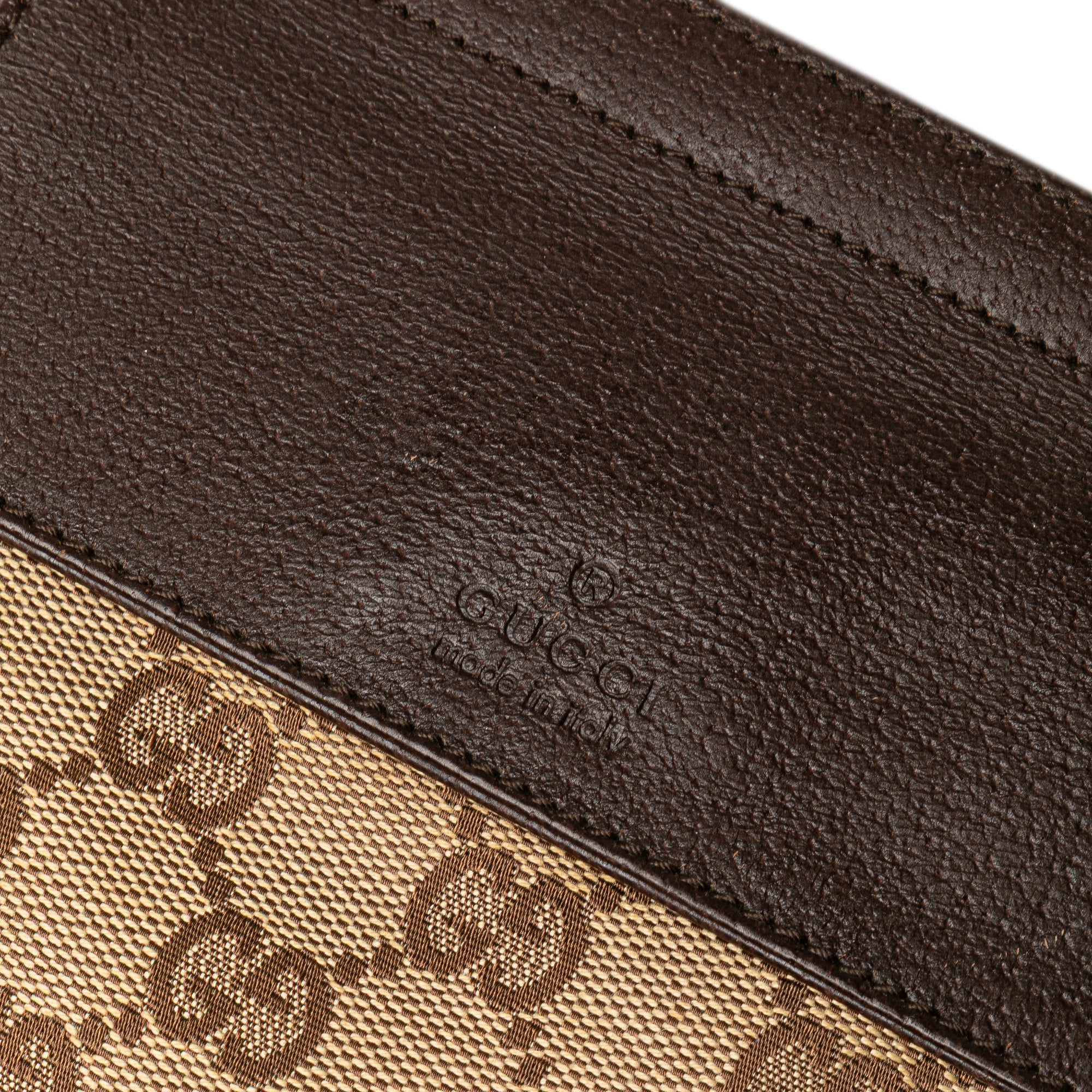 GG Canvas Double Pocket Belt Bag