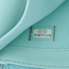 CC Quilted Caviar Bifold Long Wallet