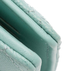 CC Quilted Caviar Bifold Long Wallet