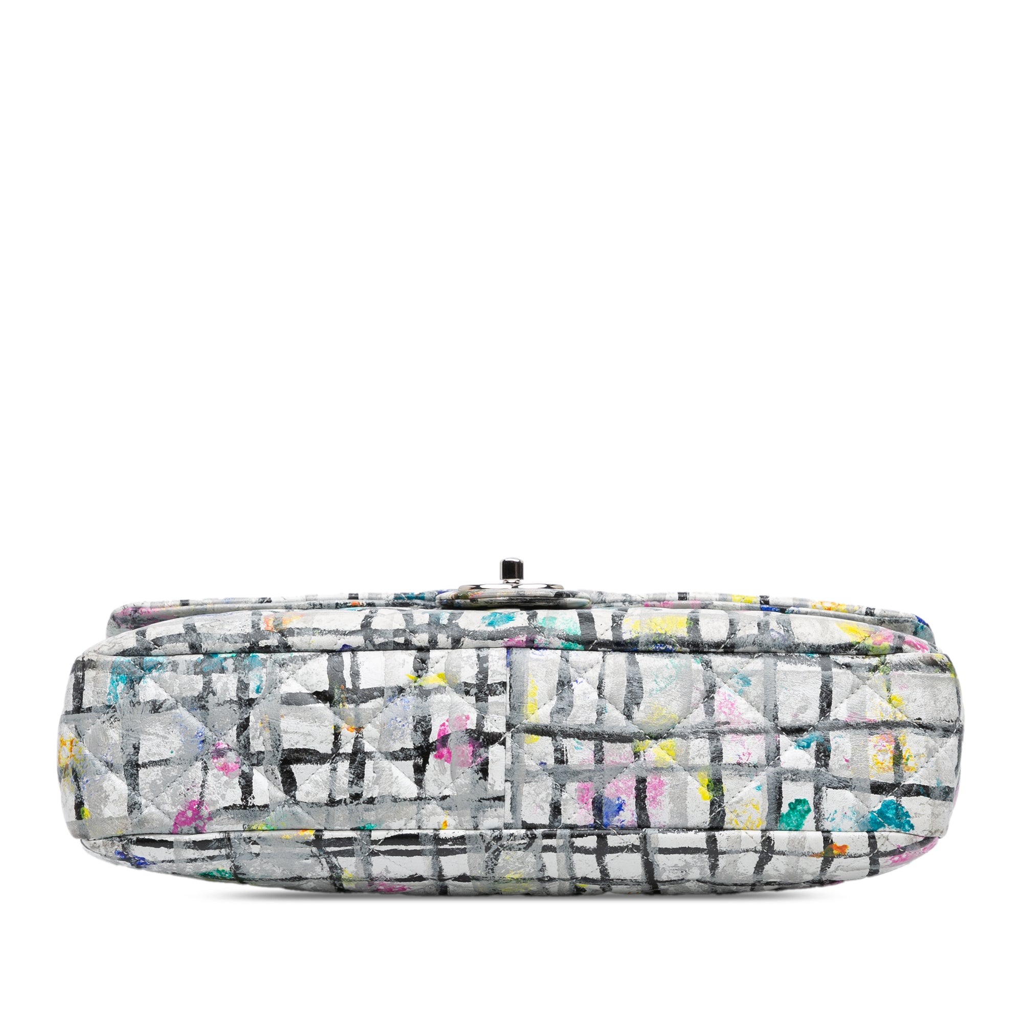 Medium Calfskin Hand Painted Graffiti Flap