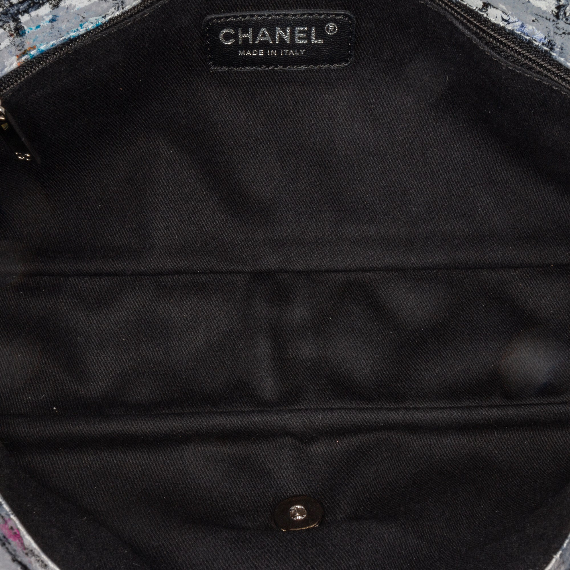Medium Calfskin Hand Painted Graffiti Flap