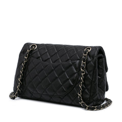 CC Quilted Lambskin Double Flap