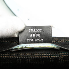 Medium Zucca Perforated Leather Baguette Messenger Bag