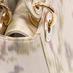 Mini Satin Floral Crystal Lady Dior