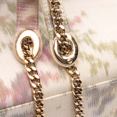 Mini Satin Floral Crystal Lady Dior