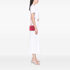 Micro Saffiano Galleria Double Zip Satchel