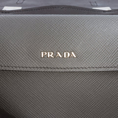 Saffiano Cuir Double Turnlock Satchel