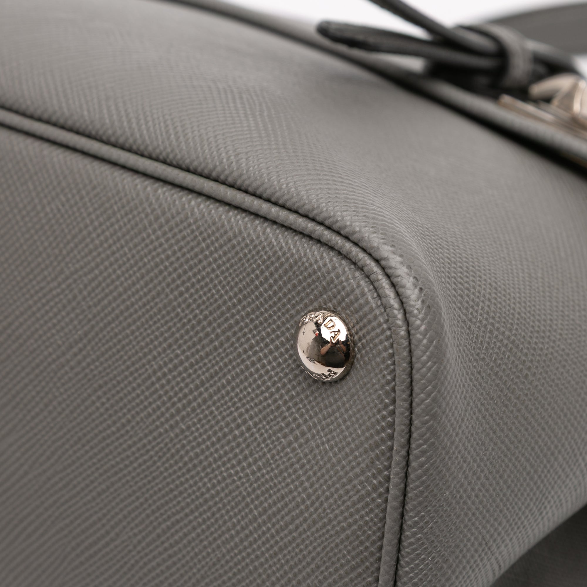 Saffiano Cuir Double Turnlock Satchel