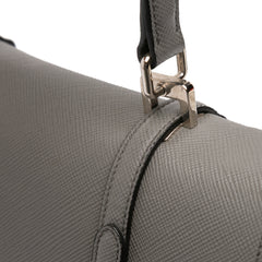 Saffiano Cuir Double Turnlock Satchel