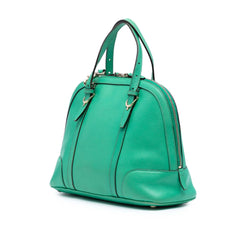 Small Leather Nice Dome Satchel